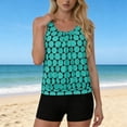 thumbnail image 5 of Womens Tankini Sets Two Piece Swimsuits Loose Tank Top with Shorts Summer Beach Bathing Suit, 5 of 6