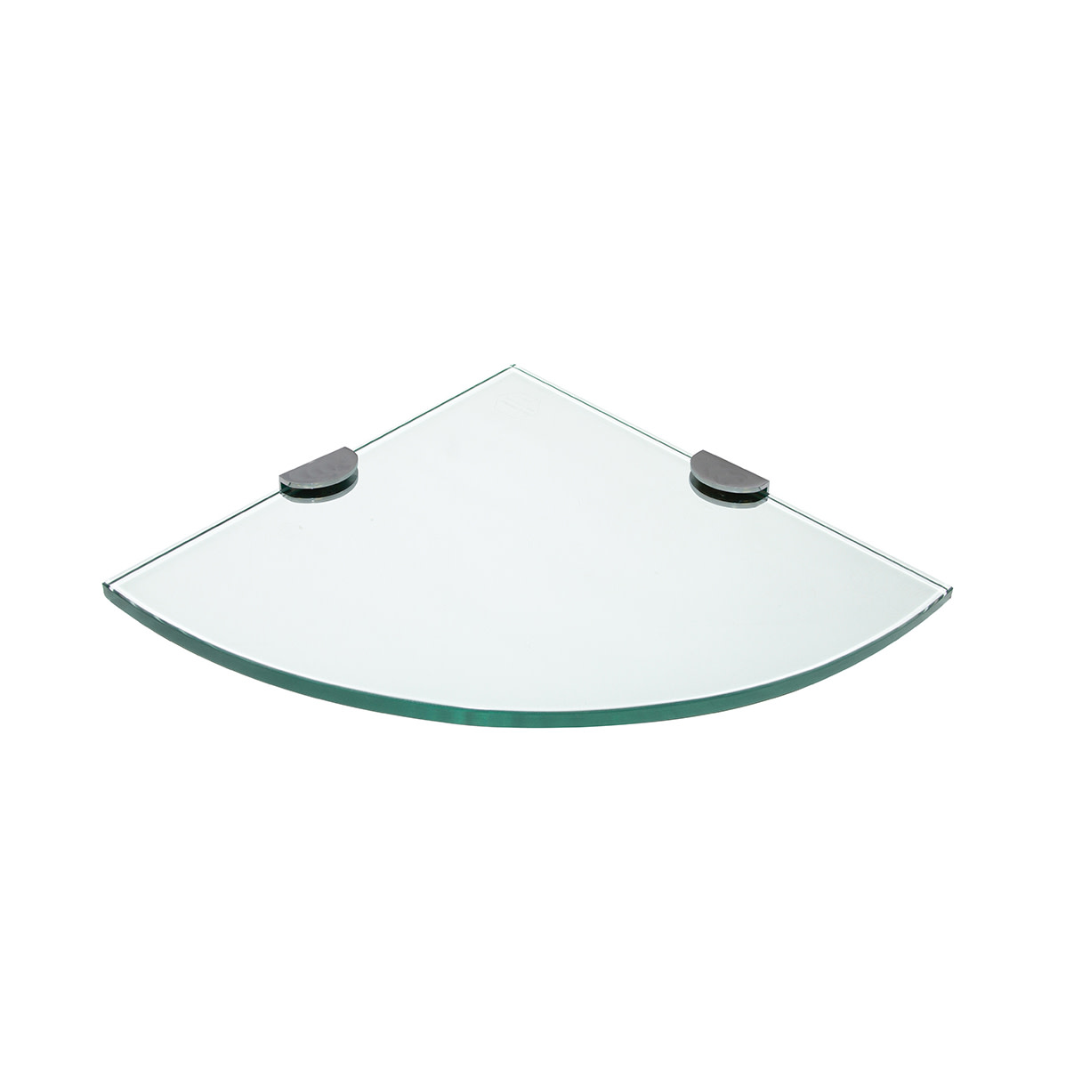 Craft + Main Gcs1010 10" Glass Shower Shelf Silver