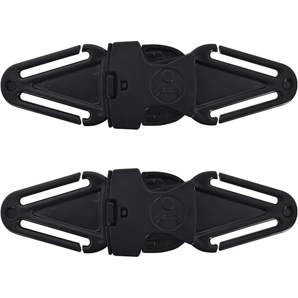 Paquete de 2 clips para cinturón de seguridad para niños, clips para cinturón de pecho, clips para asiento de coche para niños, clips para cinturón de seguridad para niños, clips para cinturón de seg
