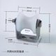 thumbnail image 5 of bearing roller nylon U-shaped track wheel with stainless steel bracket for 60 round tube pulley fixed pulley cable hanger, 5 of 5