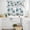 Blue Teal, variant on Teal Blue Tulips Kitchen Curtains Sets for Windows 24 Inch Length, Spring Floral Barn Doors Vintage Wood Beige Rod Pocket Window Treatments Tier Curtains and Valances Set for Bedroom/Bathroom