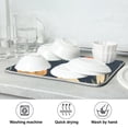thumbnail image 7 of Yayeee Dish Drying Mat for Kitchen Counter Ultra Absorbent Easy Clean Pad 18x16", Black Mushroom Pattern, 7 of 7