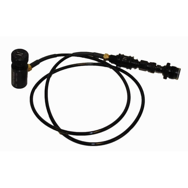 NINJA MICRO REMOTE LINE WITH SLIDE CHECK FOR N2 & HPA PAINTBALL TANKS