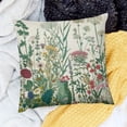 thumbnail image 2 of BANET Sage Green Floral Plant Pillow Covers, Spring Wildflower Plant Throw Pillow Covers Farmhouse Floral Outdoor Decorative Pillows for Couch Home Sofa Living Room White, 2 of 5