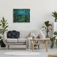 thumbnail image 4 of Stupell Industries Classic Starry Night Over the Rhone Van Gogh Painting Luster Gray Framed Floating Canvas Wall Art, 24x30, by Vincent Van Gogh, 4 of 5