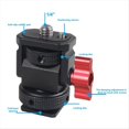 thumbnail image 4 of Cabezal de Trípode para Mini Monitor con Adaptador de Zapata Fría, Giratorio e Inclinable, para Flash de Relleno., 4 of 6