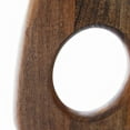 thumbnail image 6 of 8" x 18" Brown Mango Wood Cut-Out Abstract Sculpture with Marble Base, by DecMode, 6 of 14