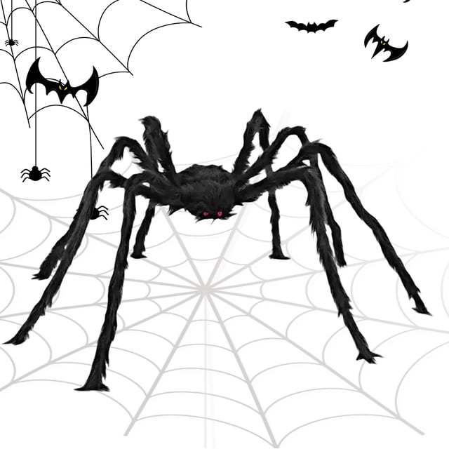 Arañas Peludas Realistas Araña Gigante Aterradora Accesorios para El Patio Interior Y Exterior