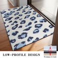thumbnail image 3 of White and Blue Of Leopard Print Door Rugs,Washable Non Slip Door Mats Indoor,Decorative Door Mats,Entry Mat Indoor for Entrance,Bedroom,Kitchen,Bathroom,20"x32", 3 of 6