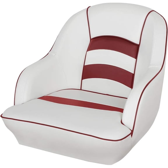 MSC Captain Seat, Sports Seats, Bucket Seats, White/Red