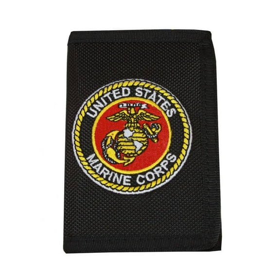 WL0011 NYLON WALLET WITH MARINES LOGO PATCH