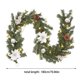 thumbnail image 3 of Simulated Green Rattan Family Fireplace Decoration Christmas Thanksgiving Artificial Decoration Christmas Red Fruit Rattan, 3 of 4