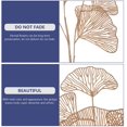 thumbnail image 4 of 2 piezas de tallos de hojas artificiales, hojas de ginkgo huecas falsas, púas de plantas de plástico, ramas, ramos de flores, arreglos florales para jarrón, boda, hogar, oficina, decoración, dorado oso de fresa Electrónica, 4 of 6