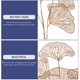thumbnail image 4 of 2 piezas de tallos de hojas artificiales, hojas de ginkgo huecas falsas, púas de plantas de plástico, ramas, ramos de flores, arreglos florales para jarrón, boda, hogar, oficina, decoración, dorado oso de fresa Electrónica, 4 of 6