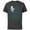 Charcoal, variant on The Simpsons Bart Simpson Ruled Notebook Paper School Escape - Short Sleeve Cotton T-Shirt for Adults - Customized-Black
