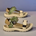 thumbnail image 5 of Ticikt Kids EVA Sport Sandals, Lightweight Adjustable Strap Outdoor Beach Shoes, Boys Color Block Style Summer Sandals, 5 of 9
