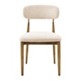 thumbnail image 3 of NPD Furniture Verna Fabric Dining Side Chair in Palladian Beige (Set of 2), 3 of 16