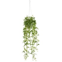 Nearly Natural Green Variegated Wandering Jew Hanging Basket Artificial Plant