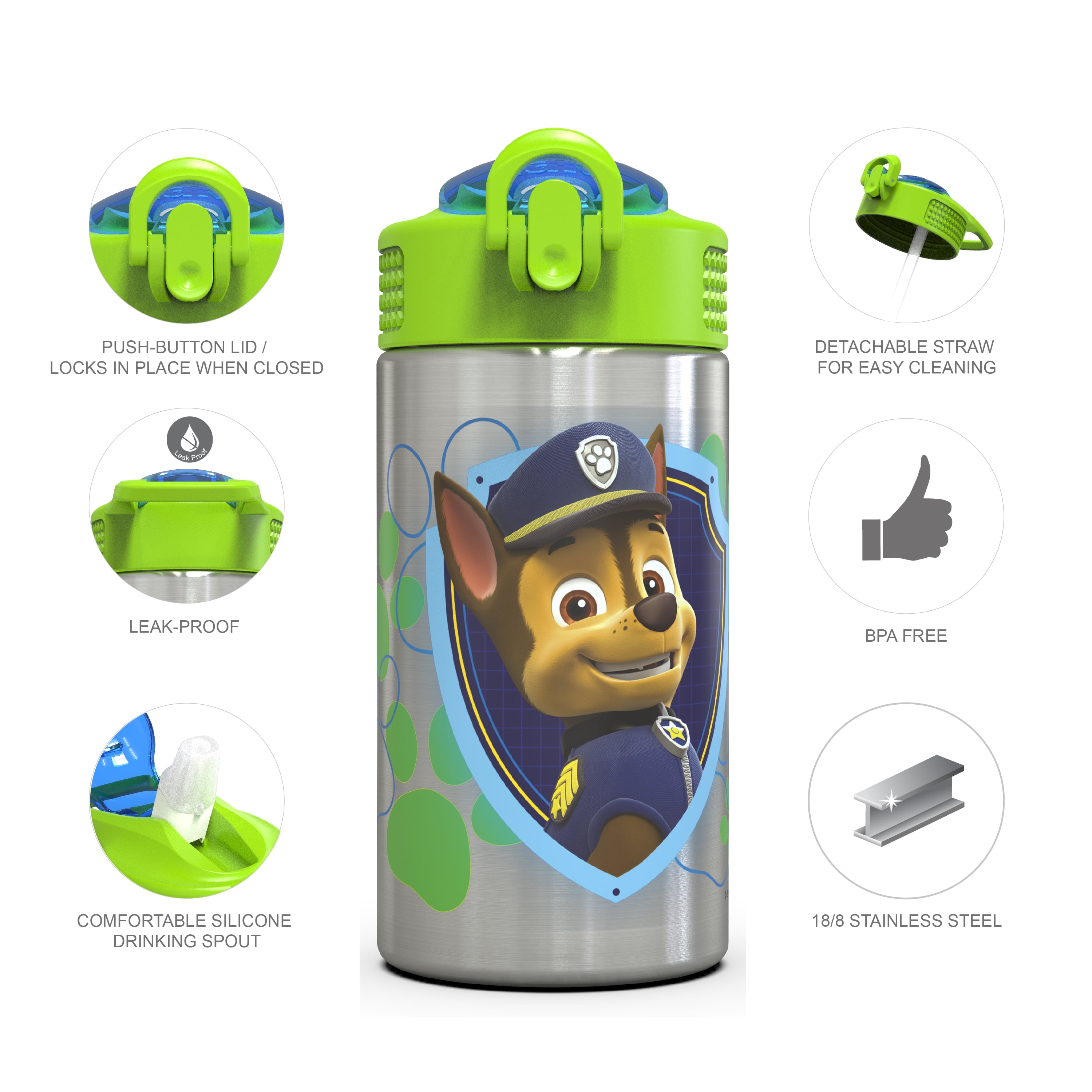 Simple Modern Transformers Kids Water Bottle with Straw Lid | Reusable  Insulated Stainless Steel Cup for School | Summit Collection | 14oz