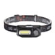 thumbnail image 4 of Soidarity Envío de la gota portátil Mini XPE + COB LED faro USB recargable Camping cabeza lámpara pesca linterna antorcha Escalada, 4 of 6