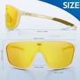 thumbnail image 3 of JLETOLI Photochromic UV400 Protection Polarized Lightweight Unisex Bike Sunglasses with Case Floating Strap, 3 of 10