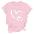 thumbnail image 5 of Gradient Heart Printed Shirts for Women Valentines Crewneck Tunic Tops Lightweight Casual Tees Cute Graphic Shirt Holiday Outfits Fashion Trendy Tunics Cute Funny Gifts for Wife, 5 of 6