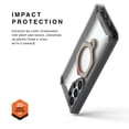thumbnail image 3 of UAG Samsung Galaxy S26 Ultra Case 6.9" with 360° Kickstand Plasma XTE - Magnetic Charging Compatible Transparent Rugged Military Drop Tested Protective Cover, Ash, 3 of 9