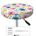 thumbnail image 2 of Goofa Rose Flowers Printed Stool Covers Round, Waterproof Round Bar Stool Covers Anti-Slip Round Bar Stool Seat Cover with Elastic Bands Durable -14 inch, 2 of 7
