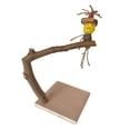 thumbnail image 2 of Bird Perch, with Base, Stand Pole, Bird Stand Toys for Small Medium Playground Cage Accessory Paw Grinding Stick, 2 of 6