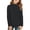 45# Black, variant on Girls Turtleneck Long Sleeve Pullover T-Shirt Soft Warm Stretch Kids Basic Turtle Neck Tops for Girls,White 7-8 Years