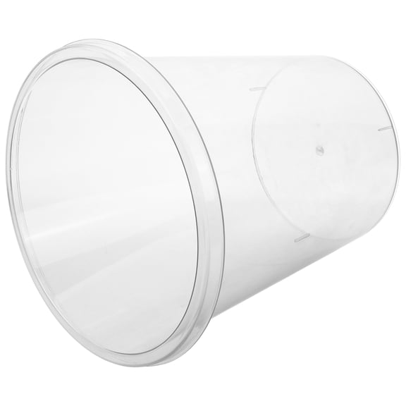 CIMAXIC Transparent Trash Can for Bedroom Household Storage 1Pack