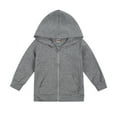 thumbnail image 1 of Honganda Kids Hooded Fall V-Neck Zipper Long-Sleeve Kangaroo Pocket Coat, 1 of 7
