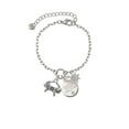 thumbnail image 2 of Delight Jewelry Silvertone Crab Silvertone Discover Dream Explore Zoey Charm Bracelet, 6.5+2" Extender, 2 of 4