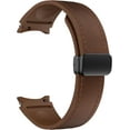 thumbnail image 7 of Magnetic No Gap Leather Watch Band, Compatible with Samsung Galaxy Watch 7/6/5/4 44mm 40mm/Galaxy Watch 5 Pro 45mm, Sport Silicone Watch Strap for Samsung Galaxy Watch, 7 of 7