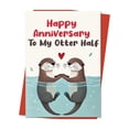 thumbnail image 3 of Anniversary Card for Husband Wife, Mint Green Happy Anniversary Greeting Card, Anniversary Card for Husband Wife, Double-Sided Design with Personal Message Space, 3 of 5