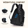 thumbnail image 5 of 3-Piece Bow Backpack Set for Women Teen Girls, Cute Coquette Kawaii Oxford School Bag with Crossbody & Pencil Pouch, Aesthetic College Daypack, 5 of 6