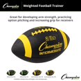 thumbnail image 2 of Champion Sports Intermediate Size Football Trainer, 2-Pound, Blue/Yellow, 2 of 4