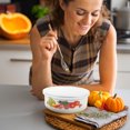 thumbnail image 4 of KAKOWELY Multifunctional Enamel Bowls for Kitchen Use Easy to Clean and Practical Multi Color 3pcs,4.72"X4.72"X1.97", 4 of 5