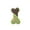 Green, variant on Interactive Dog Toys for Aggressive Chewers, Durable Plush Bone Dog Toys with Squeak, Puppy Teething Toys