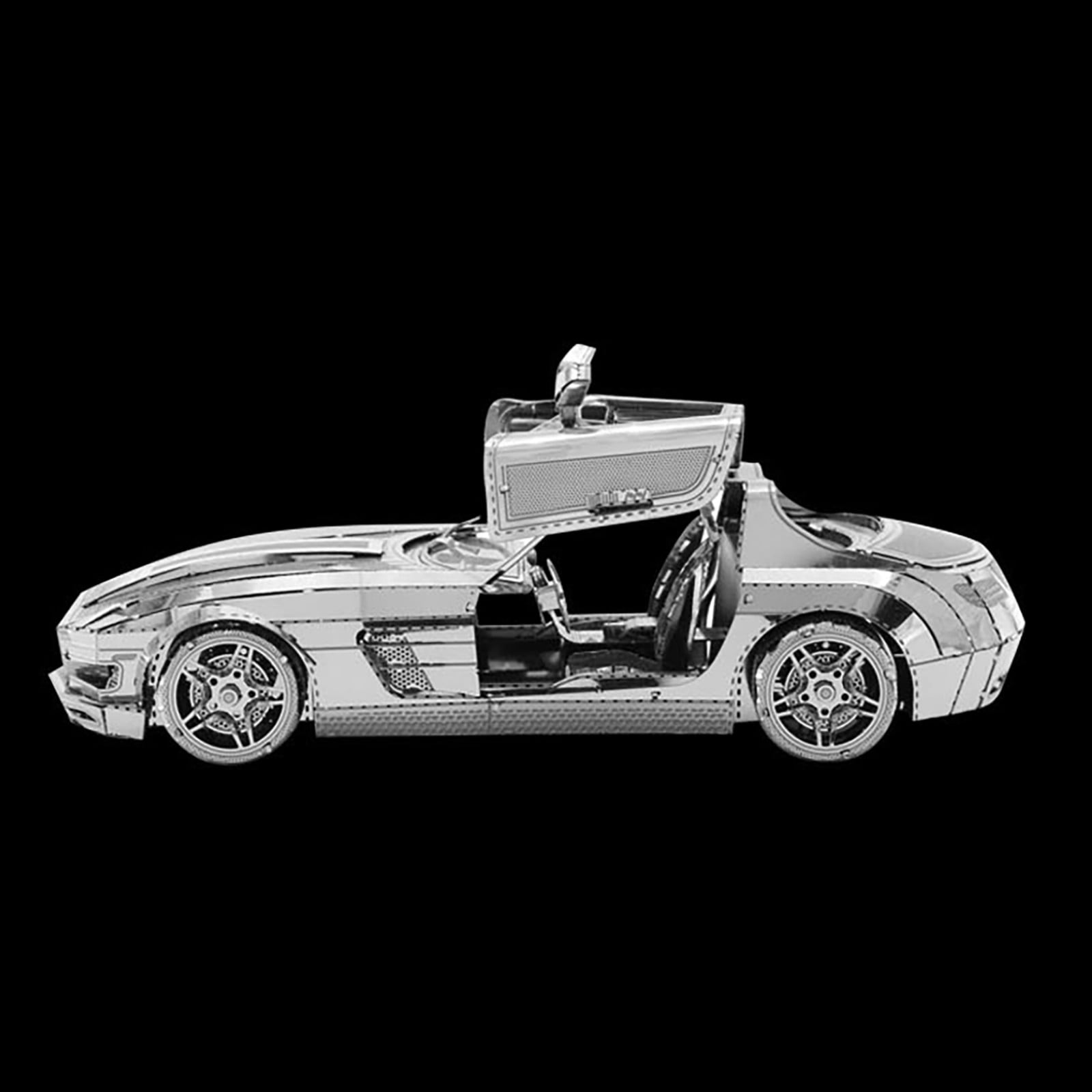 3D Metal Assembled Models DIY Puzzles  Sports Car Models Desktop Decoration 