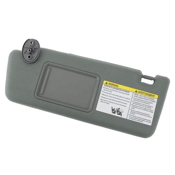 Unique Bargains Left Driver Side Car Sun Visor Gray for Toyota Tacoma 2005-2011 with Mirror No.74320-35C10-B0