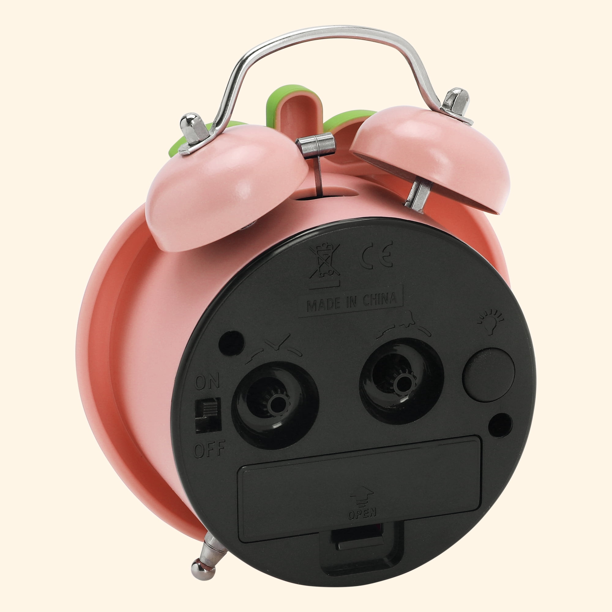 Unique Bargains Colorful Mechanical Alarm for Bedroom Dorm Green 4.3"Lx 2.4"W x 5.5"H