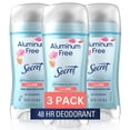 thumbnail image 1 of Secret Aluminum Free Deodorant for Women, Rose Scent, 2.4 oz, Pack of 3, 1 of 10