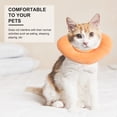 thumbnail image 5 of Mobutofu Post-Surgery Recovery Dog Collar After Surgery Plush Orange 1Set, 5 of 5