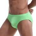 thumbnail image 5 of Silk Underwear for Men Briefs Clearance Lightweight Low Waisted Casual Solid Color Breathable Comfort Basic Cooling Hipsters Underpants, 5 of 7
