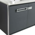 thumbnail image 5 of Fine Fixtures  Oakville Bathroom Vanity  with White Ceramic Sink Onix Grey - Chrome Hardware 30 Inch, 5 of 9