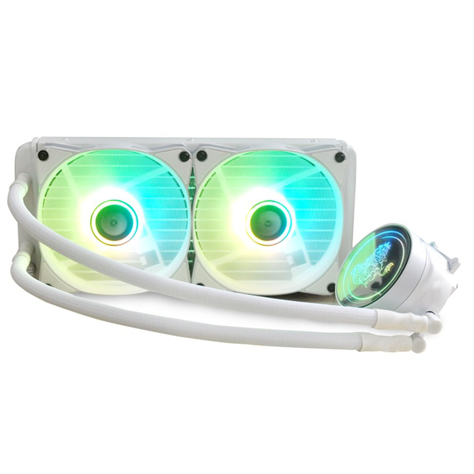 CPU Liquid Cooler ARGB CPU Water Cooler for LGA 2066/2011 V3 2011 115X AM4/AM3+/AM3/FM2+ High Efficiency Radiator