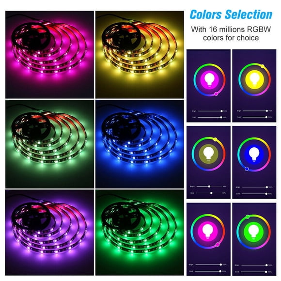 pitrice RGB LED Light Strip Controller Mobile Phone Remote Bedroom Wall Bar Movie Lamp Dimmer Switch Lighting Accessories RGBCCT USB