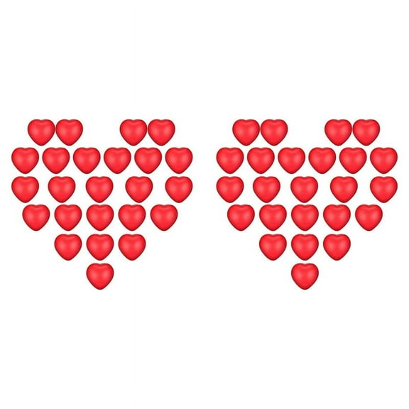 48Pcs Valentine's Day Stress Balls,Stress Balls for School Carnival Reward,Valentine Bag Gift Fillers