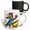 Multicolor, variant on 3drose, Funny Dachshund Puppy Dog Playing Table Tennis or Ping Pong Sports, 11oz Magic Transforming Mug